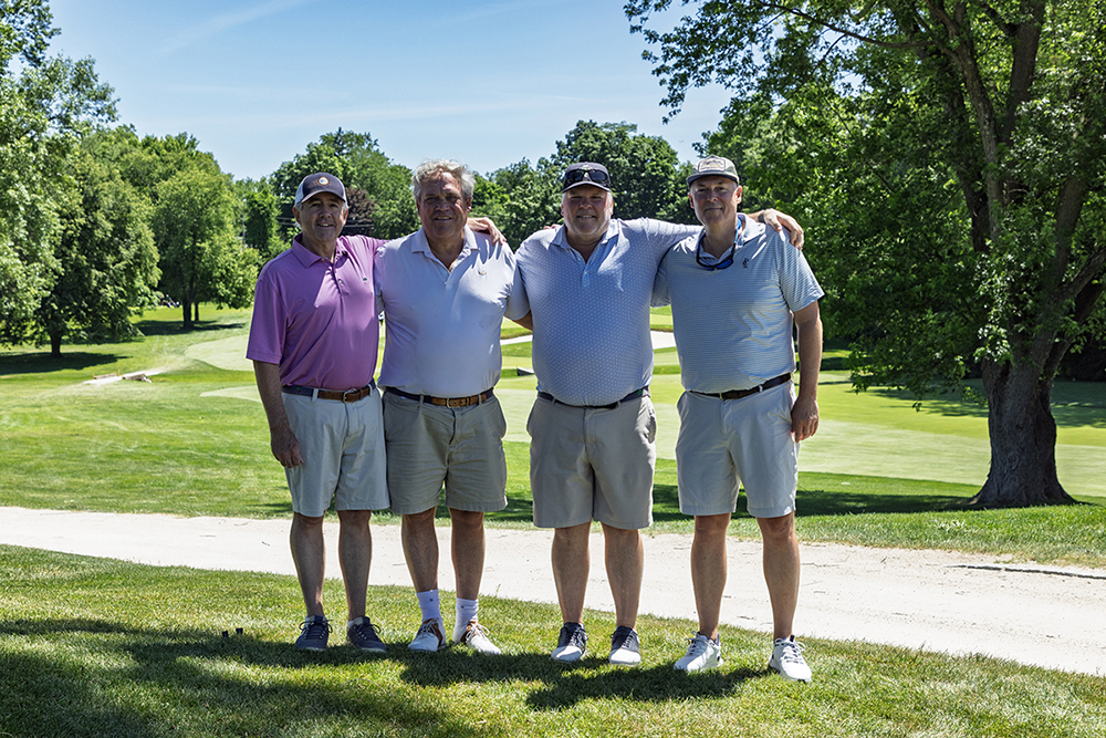2nd Place Gross: John Burke, Andy Seitz, John Seelert, Steve Seelert