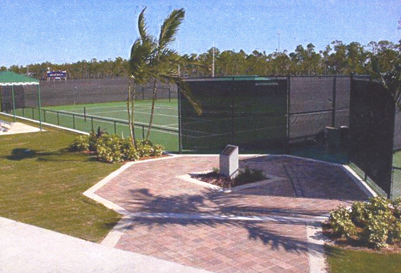 Tennis courts at The Benjamin School