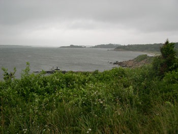 Neilie Point, named after Neilie Casey, overlooking the beach where she and her husband got engaged